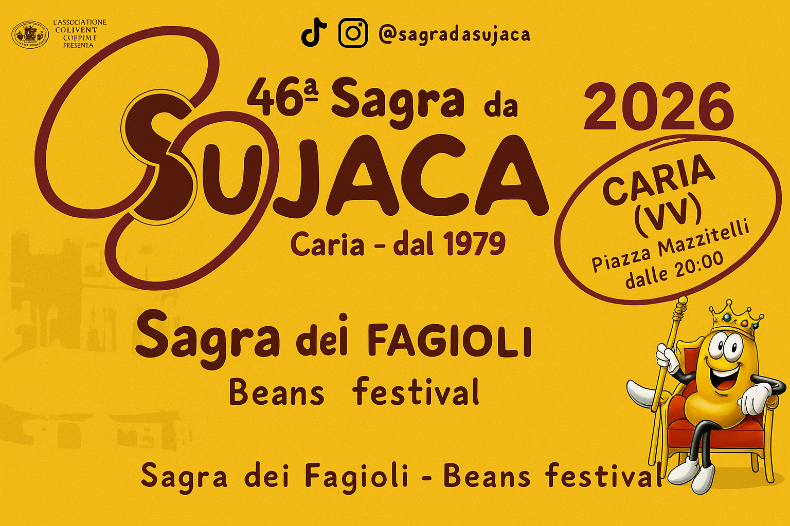 Copertina della Sagra da Sujaca a Carìa